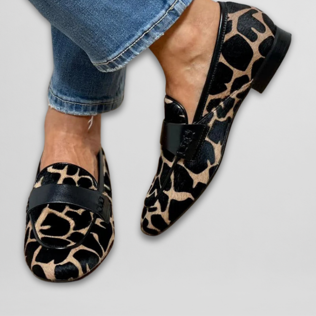 Tess™ | Mocassins à motif animalier pour le style et le confort