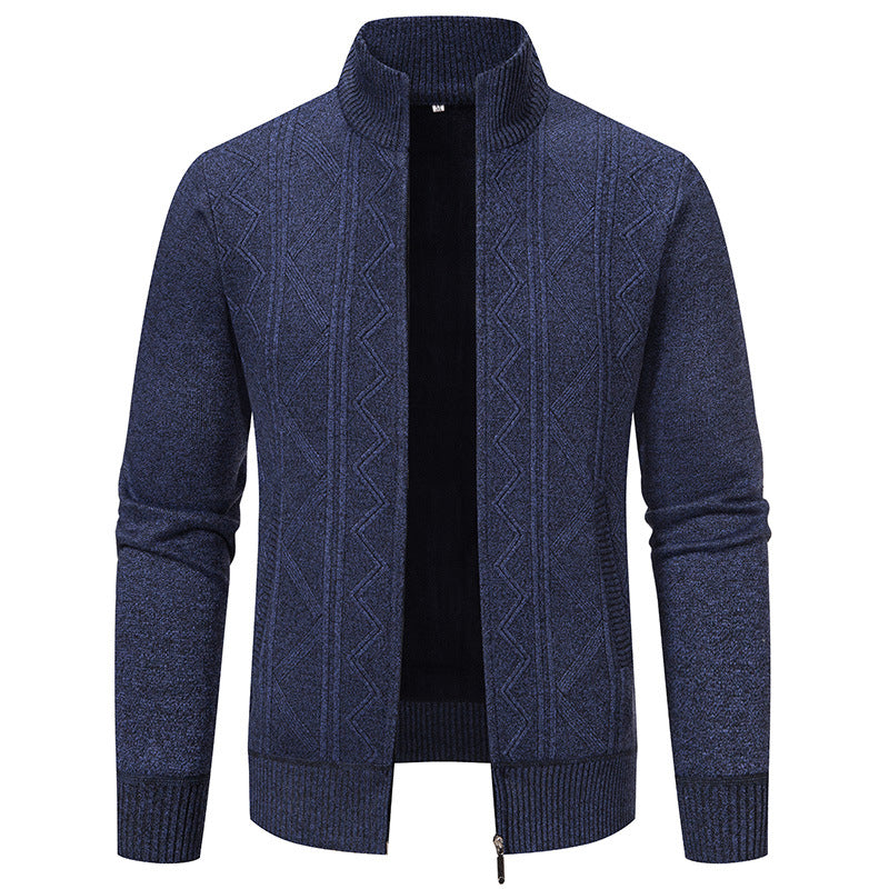 Bertil™ | Gilet tricoté pour homme avec fermeture éclair
