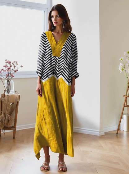 Vendela™ | Robe géométrique à la silhouette de rêve