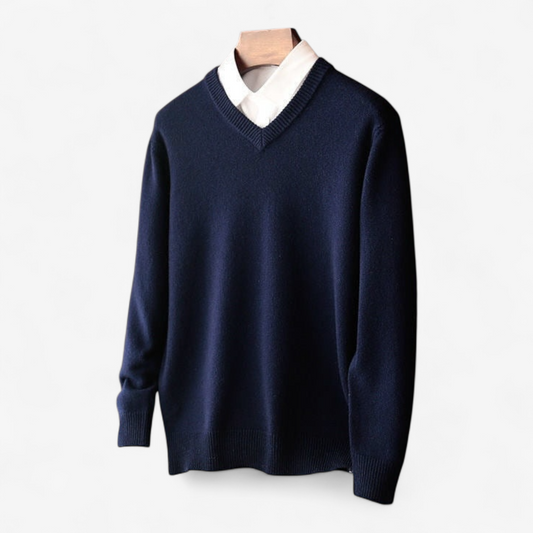 Adrian™ | Pull chaud en laine avec encolure en V
