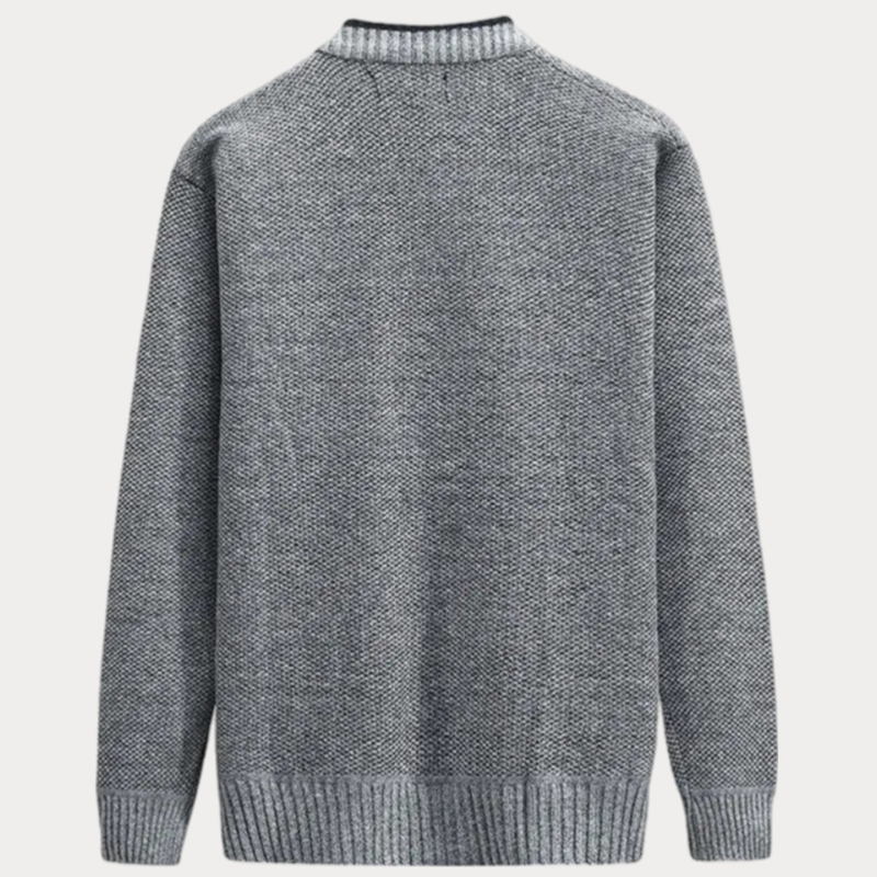 Andreas™ | Cardigan classique à col en V tricoté