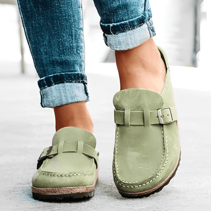 Selma™ | Pantoufles orthopédiques de luxe au look cuir élégant