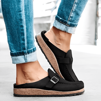 Selma™ | Pantoufles orthopédiques de luxe au look cuir élégant