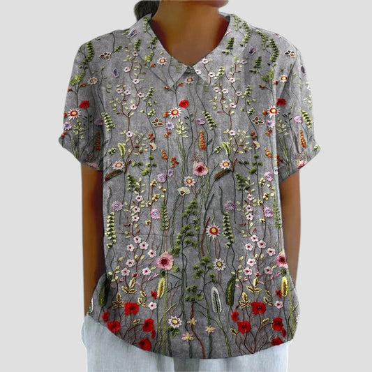 Vittoria - Blouse À Imprimé Chic